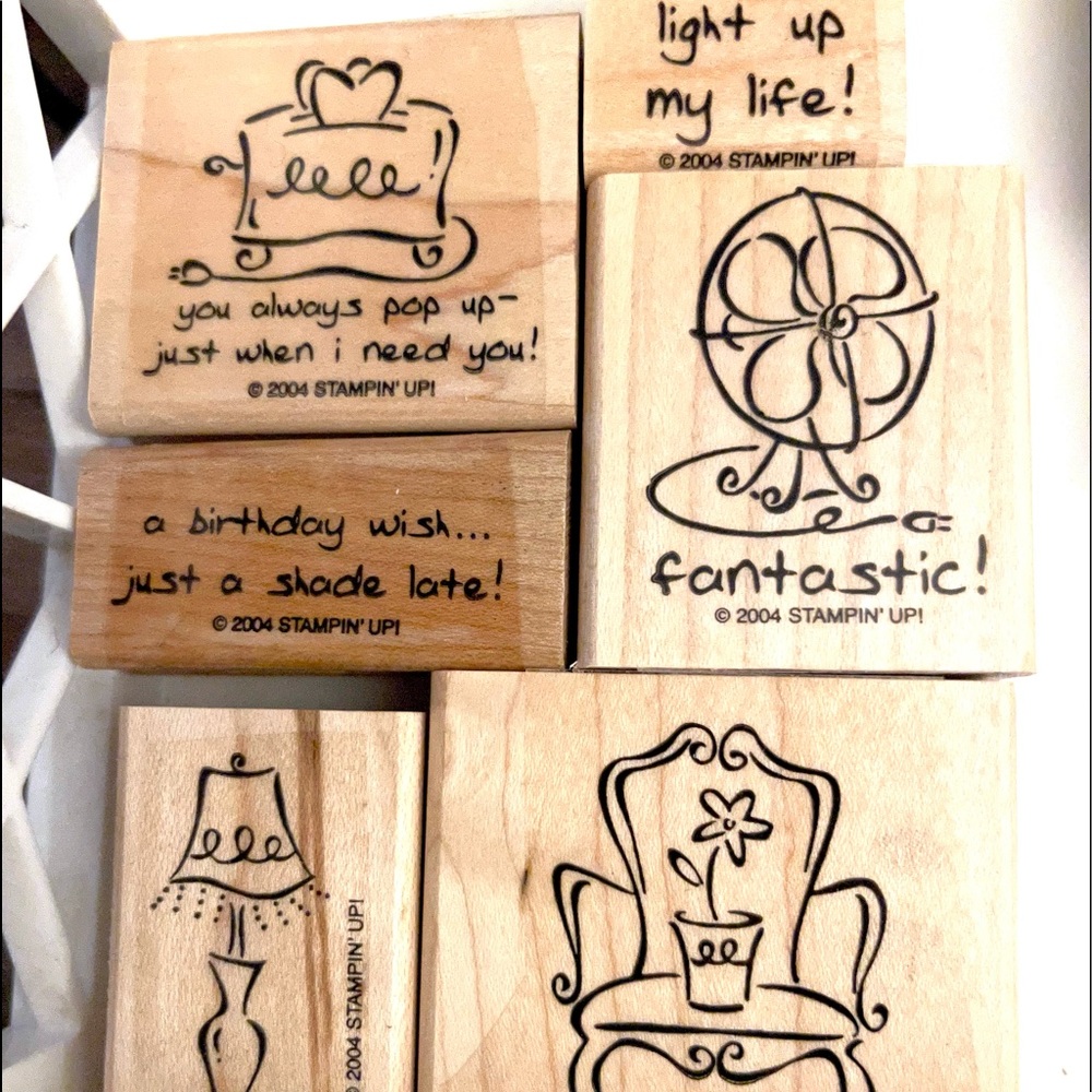 Stampin Up  Set of 6.  Furnished with Love